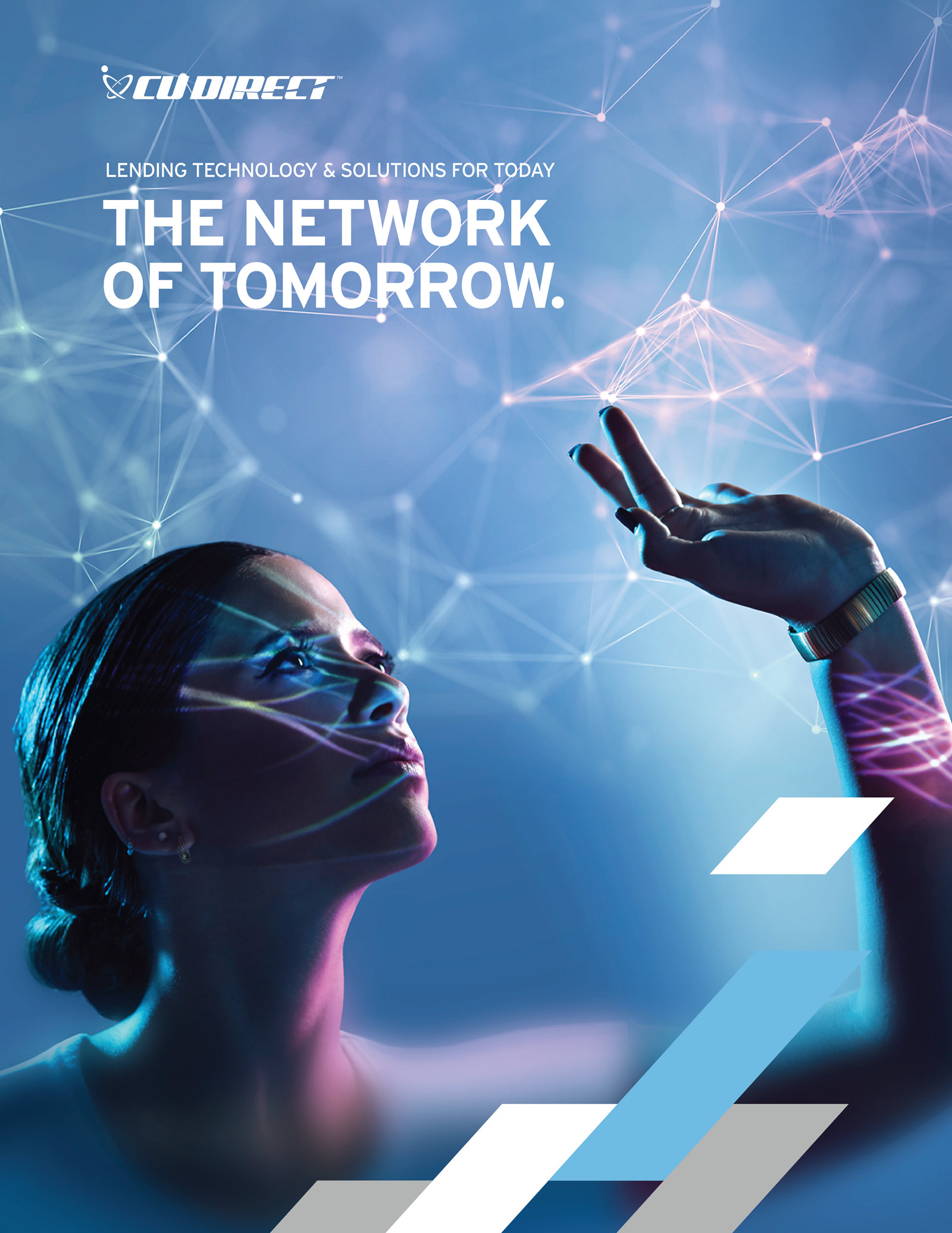 CU Direct fintech campaign poster